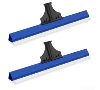 Professional Epoxy Floor Spreader with Adjustable Serrated Edge - Rubber Notched Squeegee for Polyurethane Coating Driveways 40cm(40 cm)