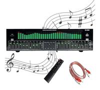 Professional EQ Equalizer, 31-band Digital, Multiple With Remote Control & Audio Cable, 10 Preset Effect Outputs, Strong Sense Of Rhythm, For Home, Studio