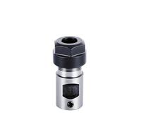 Professional ER8 ER11 ER16 ER20 ER25 Collet Chuck Spindle Motor Shaft Extension Rod, Spindle Adapter Chuck Tool Bar Set(C20-ER16A-6mm)
