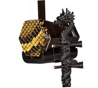 Professional Erhu Hand-carved Dragon Head Ebony Erhu Instrument Professional Performance Test Collection Huqin