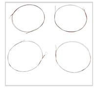 Professional Erhu Strings, Metal Wire Replacement Set, 2 pieces the inner and 2 pieces outer strings