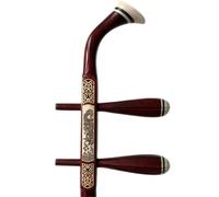 Professional Erhu Suzhou Small-leaf Red Sandalwood Erhu Instrument Performance-level Adult General Professional(Wooden shaft)