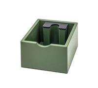 Professional Espresso ABS Knock Box Coffee Grounds Container Removable Knocking Slag Bucket Anti Slip Base Barista Accessories(Green)