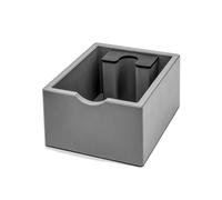 Professional Espresso ABS Knock Box Coffee Grounds Container Removable Knocking Slag Bucket Anti Slip Base Barista Accessories(Grey)