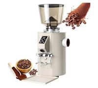 Professional Espresso Coffee Bean Grinding Machine, Coffee Grinders for Home Use with LED Control Panel, 9 Precise Settings(White)