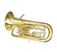Professional Euphonium 3+1 Key Compensation System Euphonium Brass Lacquer Gold Holding Instrument With Storage Case