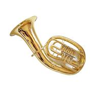 Professional Euphonium B Flat Euphonium Instrument Flat Four Key Horn Brass Lacquer Gold Euphonium With Accessories