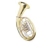 Professional Euphonium B Flat Four Flat Key Euphonium Brass Lacquer Gold Student Adult Trumpet With Mouthpiece And Accessories