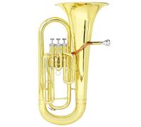 Professional Euphonium Bb B Flat Euphonium 3 Key Brass Baritone Horn With Case Strap Cloth Beginner Professional Performance(Type2)