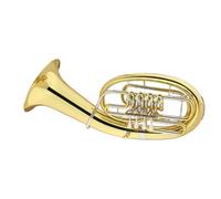 Professional Euphonium Flat Key Brass Lacquered Gold Tube Euphonium Four Key B Flat Professional Stage Performance Instrument