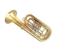 Professional Euphonium Four Flat Key Euphonium Bb Flat Brass Lacquered Gold Body Euphonium With Mouthpiece And Accessories