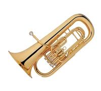 Professional Euphonium Gold Lacquer Euphonium 4 Pistons Bb Tone Euphonium Brass Instruments With Mouthpiece