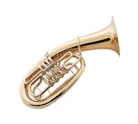 Professional Euphonium Lacquer Gold B Flat Four-key Bass Horn For Beginners To Play And Test
