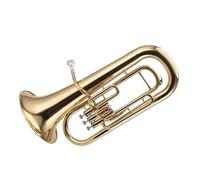 Professional Euphonium Three Stand Key Euphonium B Flat Lacquer Gold Professional Playing Euphonium Instrument