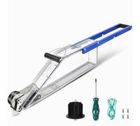 Professional Extendable Drywall Taping Tool with Clear Mud Pan 2.5 L Joint Compound Applicator For Sheetrock Repair & Finishing