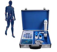 Professional External Treatment Device, Focused Shockwave Therapy Device, Shockwave Physiotherapy Device with Intelligent Adjustment of Intensity for Fitness Gym, Health Center and Home Use