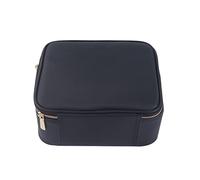Professional Extra Large Makeup Bag with Mirror Cosmetic Case Travel Make Up Bag Vanity Organiser Beauty Train Case and Dividers Compartment, Extra Large: 26 * 23 * 11cm/10.23 * 9 * 4.3inch, Black