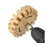 Professional Extra Thick 25mm Decal Removal Eraser Wheel 10cm Dia Toffee Wheel Rubber Eraser with Power Drill Adapter Removing Pinstripes Stickers Labels Adhesives, Decals from Cars RVs Boats