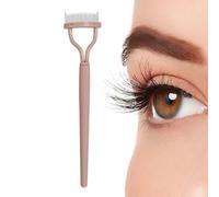 Professional Eye Makeup Tool - Eyelash Definer Mascara Comb | Mascara Applicator, Eyelash Separator, Stainless Steel Metal Teeth, Curved Design With C