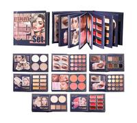 Professional Eye Shadow Kit - Multi Tone Shades for Makeup Artistry | Soft Mineral Powders with Easy Application, Palette Cosmetic Accessory for Party Fashion Photo Shoots and Everyday Wear 25x2.5g