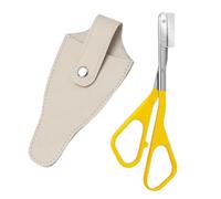 Professional Eyebrow Cutter Scissors Comb Stainless Steel Anti Scratch Perfect Results Eyebrow Cutter Set Travel Eyebrow Tool.