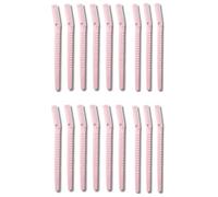 Professional Eyebrow & Facial Razor, Eyebrow Razors, Facial Hair Remover, Shaper Trimmer Shaver, Precision Shaping, Safety Guard Convenience for Women and Men (Pink, Pack of 18)