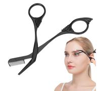 Professional Eyebrow Scissors, Eyebrow Shaper With Precision Comb Eyebrow Trimmer For Men Women Brow Scissors Eye Brow Trimmer Ladies Black