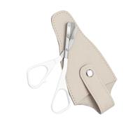 Professional Eyebrow Scissors, Stainless Steel Brow Shaper Grooming Scissors, Eyebrow Scissors with Comb, Cutter Scissors and Comb for Women Men Precise and Safe Shaping