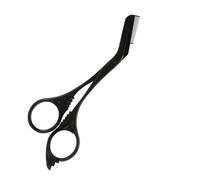 Professional Eyebrow Scissors, with Precision Trimmer and Comb, Stainless Steel Brow Shaper for Men and Women, Non-Slip Grooming Tool for Perfect Eyebrow Shaping and Facial Hair Care
