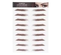 Professional Eyebrow Sticker Lasting Eyebrow Transfer Sticker for Women Brown Eyebrow Shape Makeup Tool Quick Application Up to 7 Days Wear (BROWN-04)