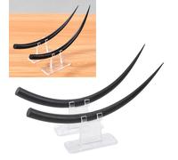 Professional Eyelash Training Display Model - 3D Sculpted B C Curl Lashes with Anti Slip Base 300X Magnification Teaching Tool for Beauty Schools Salon Extensions Practice