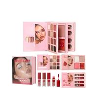 Professional Eyeshadow Palette, Makeup Book Set 3-Layer, Foldable Compact Kit with Feature, Beauty Cosmetic Tray, Eyeshadow Organizer with Sleek Design, Artist Bridal for Wedding and Party