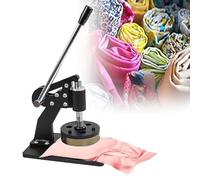 Professional Fabric Sampler Cutter, Hand Press Round Cutting Machine for Leather, Carpet, and Textile, Cuts Up to 10mm Thick, Compact Design 45.5x23x16cm