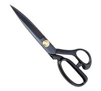 Professional Fabric Scissors - Heavy Duty Sewing Shears with High Carbon Steel Blades for Precise Cutting, Tailoring,Crafts, Industrial Strength Use, Sharp Precision Dressmaking Tools (Black, 22 cm)