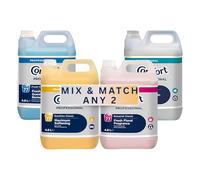 Professional Fabric Softener Conditioner Mix & Match Any 2 x 4.8L Bottles | 77 Washes Each | Maximum Softening for Laundry | Choose from Sunshine Classic, Sensorial Floral, Sensitive, & Fresh Classic