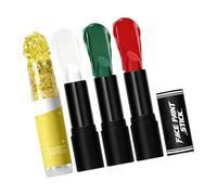 Professional Face Body Glitters Paint Set Highly Coverage Safe Formulas for Cosplay and Carnivals Long Lasting Cosmetic Powder