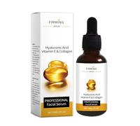 Professional Facial Serum with Hyaluronic Acid Vitamin E & Collagen, Anti-Aging, Wrinkles, Dark Spots, Brightening and Vegan Facial Skin Care for Women and Men