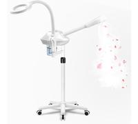 Professional Facial Steamer for Deep Hydration,2in1 Ozone Face Steamer with 5X Magnifying Lamp,Suitable for Home Use or Beauty Spa Deep Cleansing and Hydration