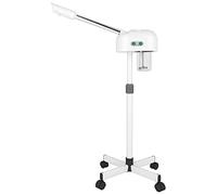 Professional Facial Steamer, Hot Mist, Ozone Humidifier, Can Use at Home and Beauty Salon, Extract Blackheads, Rejuvenate and Hydrate Your Face Skin for Youthful Complexion, Adjustable Height (B)