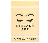 Professional False Eyelashes Display Book Organizer Makeup Eyelash Display Board High End Elegant Reusable Plastic 29.8x20x2.5cm for Eyelash Beauty Shop Training School