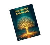 Professional Family History Journal Genealogy Organiser Notebook for Generational Story Documentation Lineage Organiser