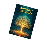 Professional Family History Journal Genealogy Organiser Notebook for Generational Story Documentation Lineage Organiser