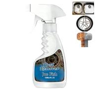 Professional Fast-Acting Rust Remover Spray, Heavy Duty Metal Oxidation Cleaner for Car Maintenance, Bike Chains and Garden Tools, Deep Penetrating Multi-Surface Iron Powder Remover (1Pcs)