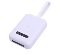Professional Fast Curing Wig Extension Lamp, 405nm LED Hair Extension Curing Lamp for Salon and Home, Built in 5000mAh Battery, 6 Chips Fast 5-6 Second Cure (White)