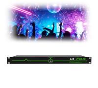 Professional Feedback Suppressor for Microphones, Anti-Howling Frequency Shifter, Audio Processor, for Performance Stage KTV Conference Music Room 6 in 6 out