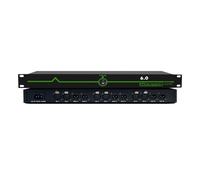 Professional Feedback Suppressor, Microphone Feedback Frequency Shifter, 6-in 6-Out Audio Processor, Automatic Anti-Howling, Microphone Stage Ktv Effector(6-in 6-Out)