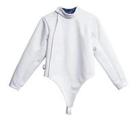 Professional Fencing Jacket, 350N Fencing Uniform, Ice Silk Material, Puncture-Resistant and Durable, Suitable for Foil/Epée/Sabre Training(60#,Left-handed)