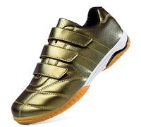 Professional Fencing Shoes Sneakers Training Men Women Sports Shoe Competition Training Professional Sports Shoes(Gold,33)
