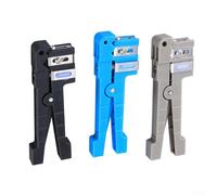 Professional Fiber Optic Stripping Tool for Various Cable Thicknesses with Lightweight and Portable Design (45-163)