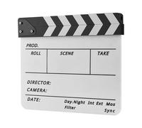 Professional Film Director Flapping Dry Dry Film Cutting Action Scene Clapper Video Acrylic Clapper Board